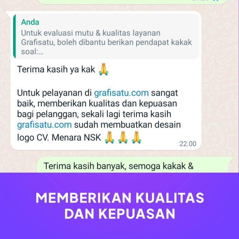 TESTIMONI JASA DESAIN LOGO GRAFISATU