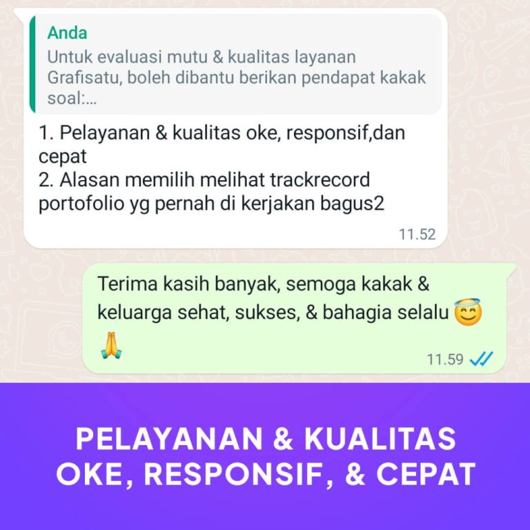 TESTIMONI LOGO MURAH GRAFISATU